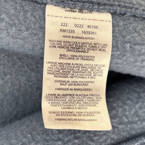 Columbia Mens Full-Zip Fleece Vest M Blue Sleeveless Lightweight Casual Hiking - Picture 6 of 10